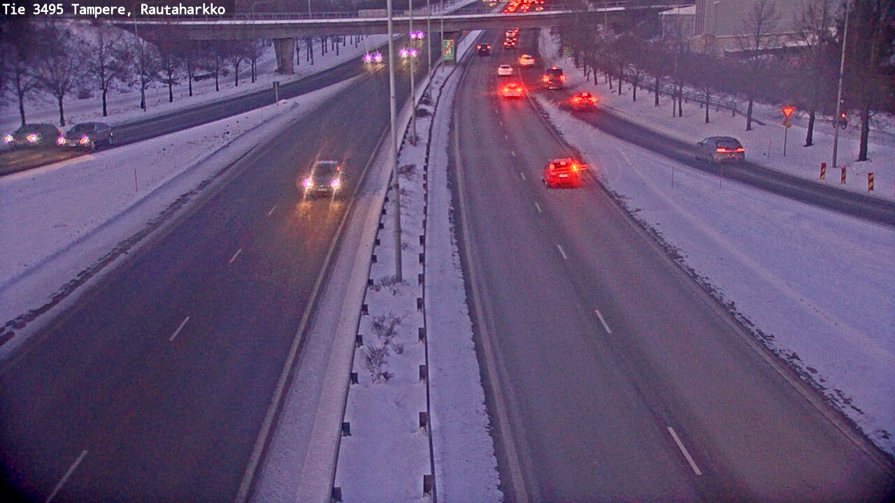 Weather Camera Image Väg 3495 Tammerfors, Rautaharkko, Tampere, Pirkanmaa