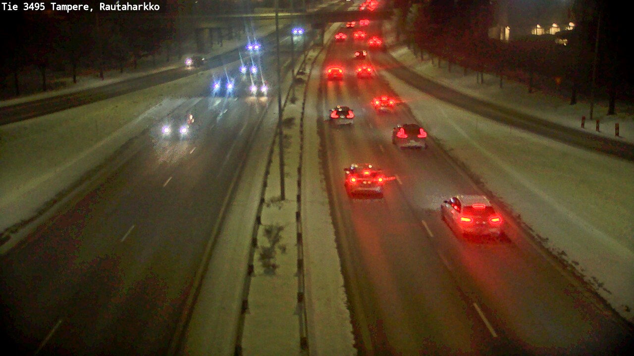 Weather Camera Image Väg 3495 Tammerfors, Rautaharkko, Tampere, Pirkanmaa