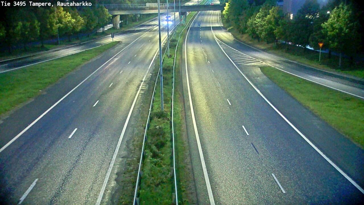 Weather Camera Image Väg 3495 Tammerfors, Rautaharkko, Tampere, Pirkanmaa
