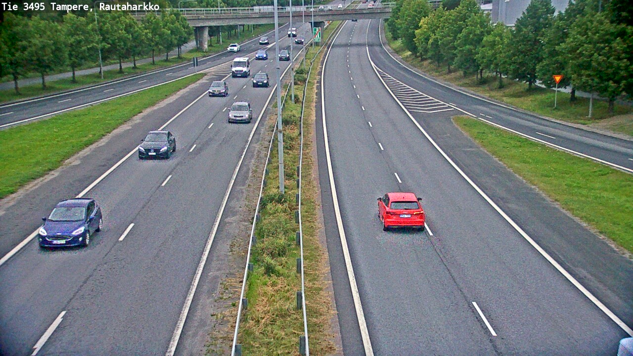 Weather Camera Image Road 3495 Tampere, Rautaharkko, Tampere, Pirkanmaa