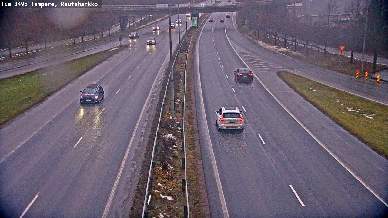 Weather Camera Image Väg 3495 Tammerfors, Rautaharkko, Tampere, Pirkanmaa