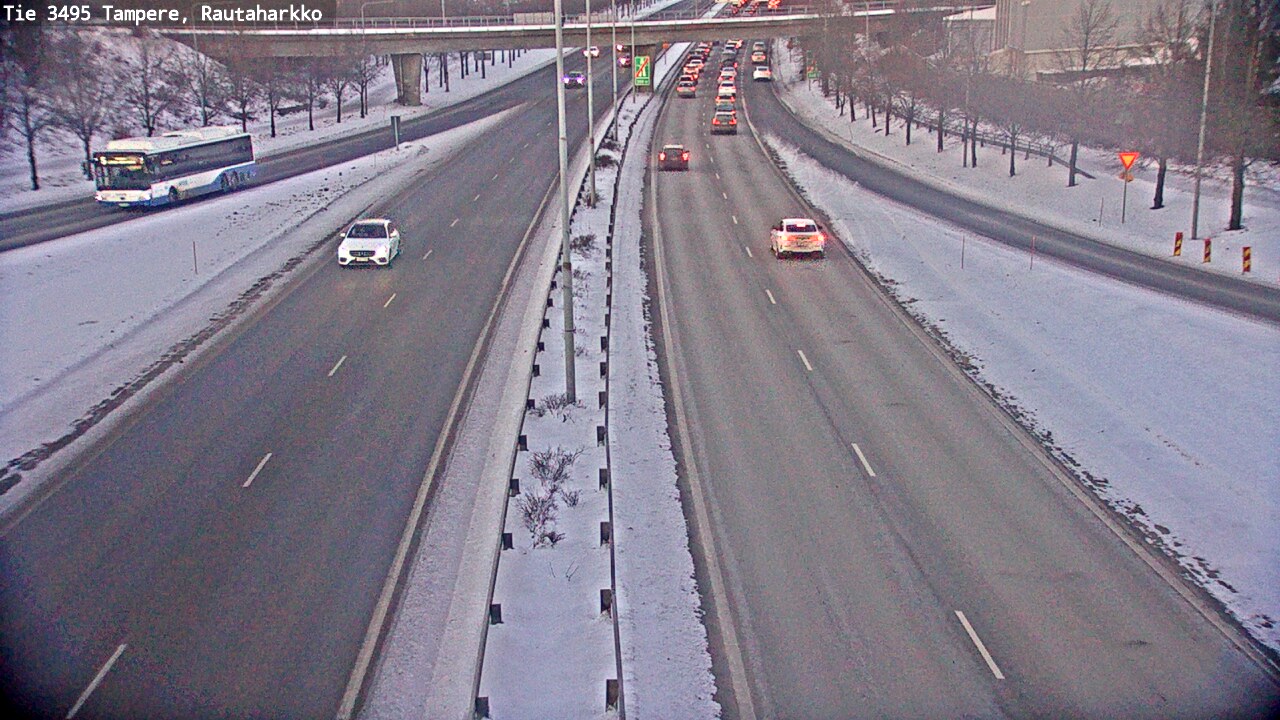 Weather Camera Image Road 3495 Tampere, Rautaharkko, Tampere, Pirkanmaa