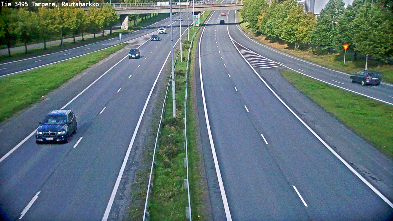 Weather Camera Image Väg 3495 Tammerfors, Rautaharkko, Tampere, Pirkanmaa