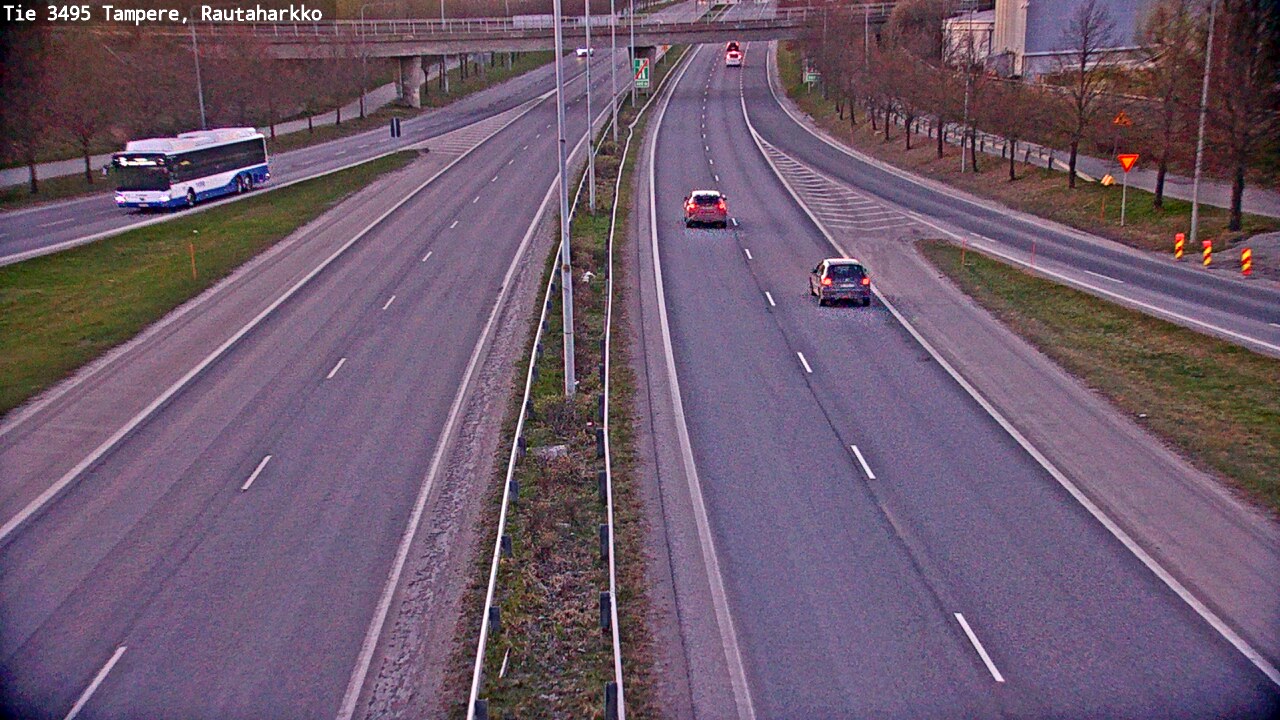 Weather Camera Image Road 3495 Tampere, Rautaharkko, Tampere, Pirkanmaa
