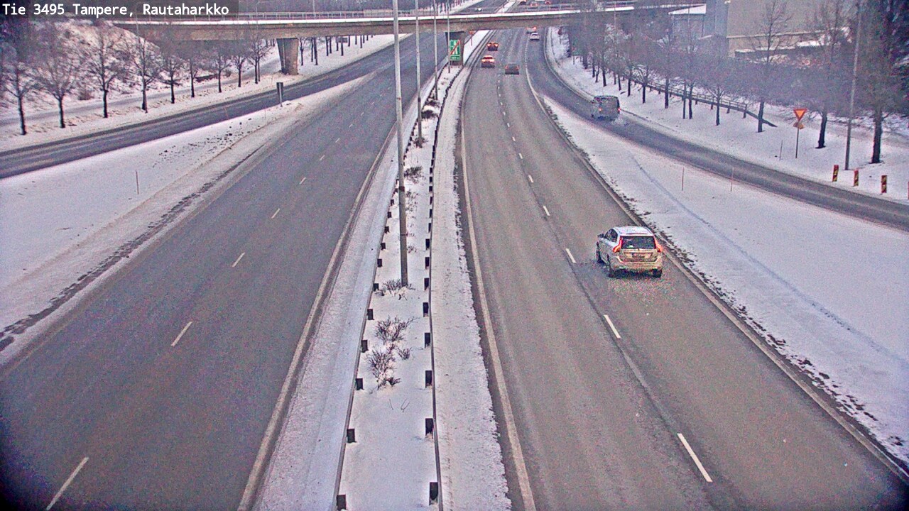 Weather Camera Image Road 3495 Tampere, Rautaharkko, Tampere, Pirkanmaa