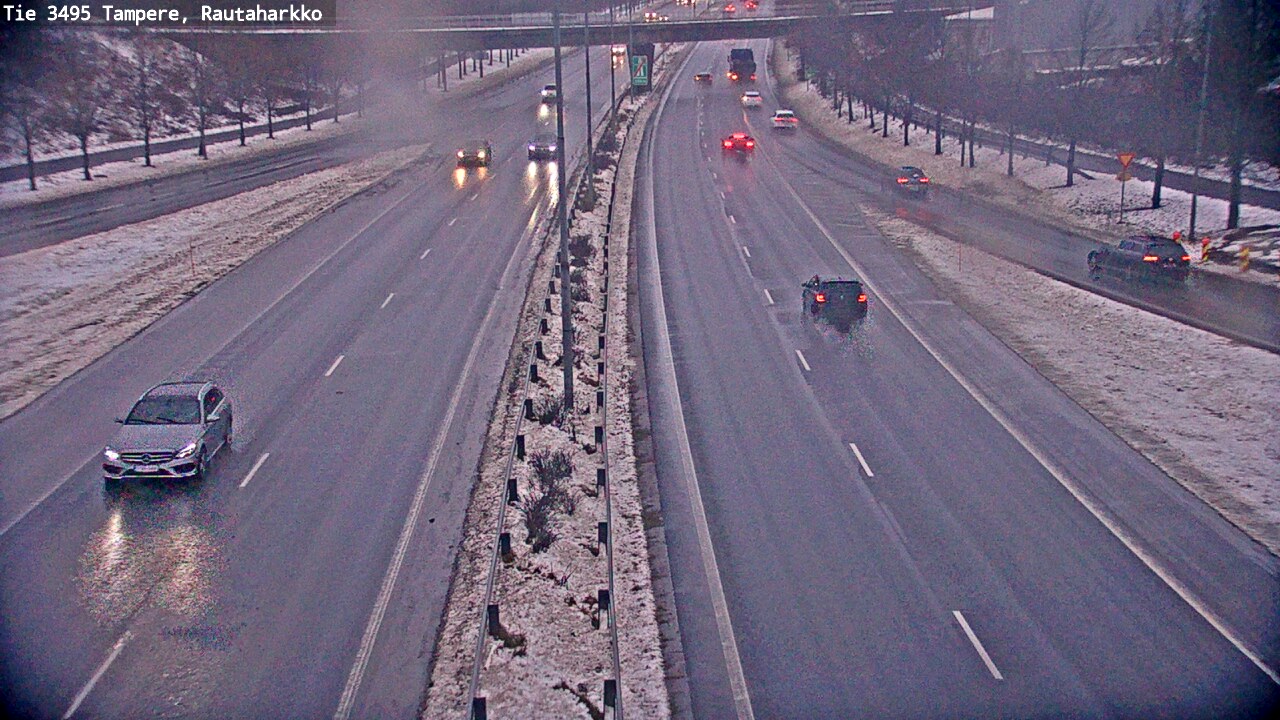 Weather Camera Image Väg 3495 Tammerfors, Rautaharkko, Tampere, Pirkanmaa