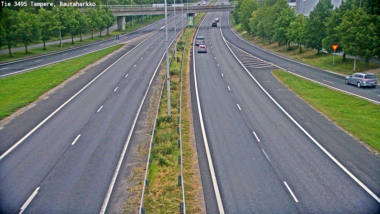 Weather Camera Image Road 3495 Tampere, Rautaharkko, Tampere, Pirkanmaa