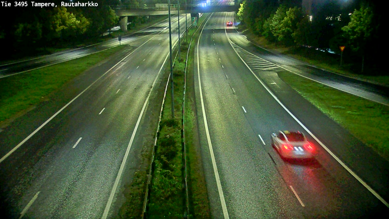 Weather Camera Image Väg 3495 Tammerfors, Rautaharkko, Tampere, Pirkanmaa