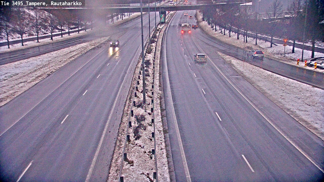 Weather Camera Image Väg 3495 Tammerfors, Rautaharkko, Tampere, Pirkanmaa