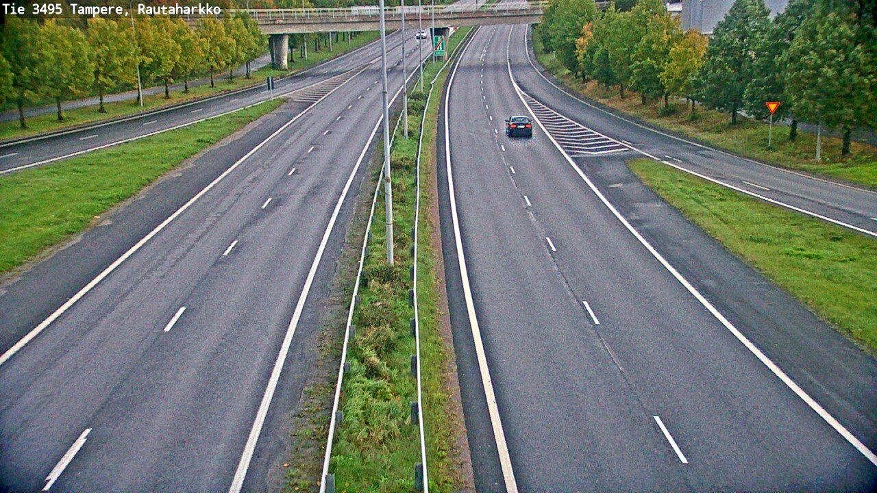 Weather Camera Image Väg 3495 Tammerfors, Rautaharkko, Tampere, Pirkanmaa