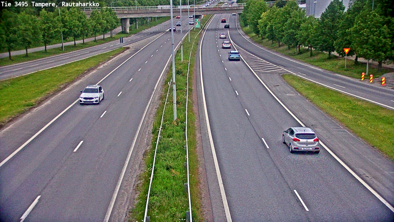Weather Camera Image Väg 3495 Tammerfors, Rautaharkko, Tampere, Pirkanmaa