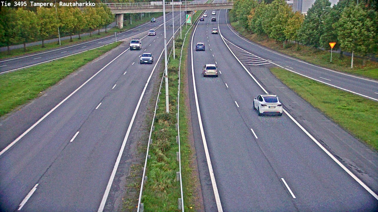 Weather Camera Image Väg 3495 Tammerfors, Rautaharkko, Tampere, Pirkanmaa