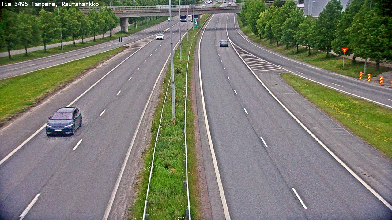 Weather Camera Image Väg 3495 Tammerfors, Rautaharkko, Tampere, Pirkanmaa