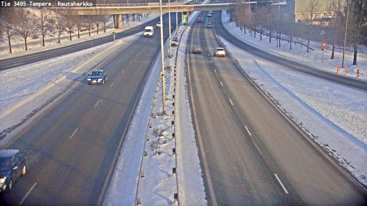 Weather Camera Image Road 3495 Tampere, Rautaharkko, Tampere, Pirkanmaa