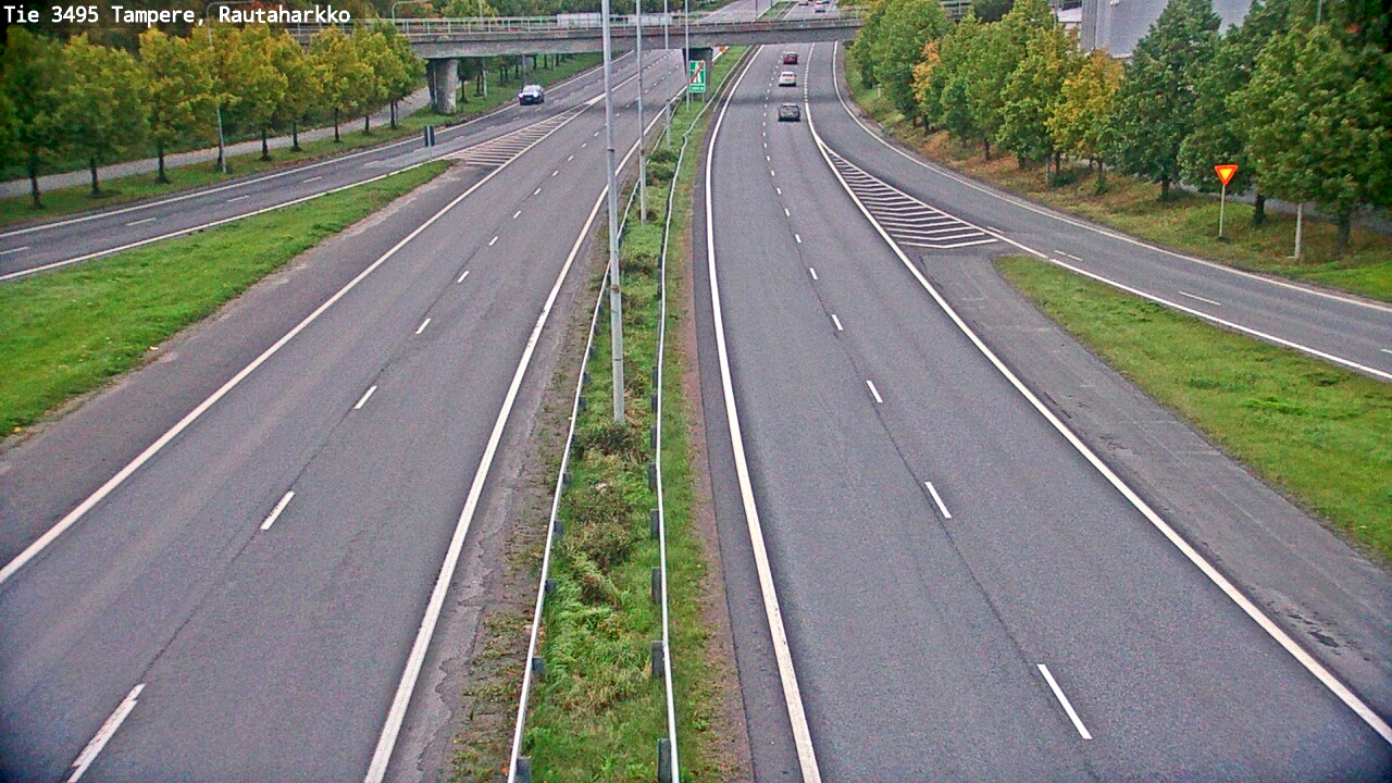 Weather Camera Image Väg 3495 Tammerfors, Rautaharkko, Tampere, Pirkanmaa