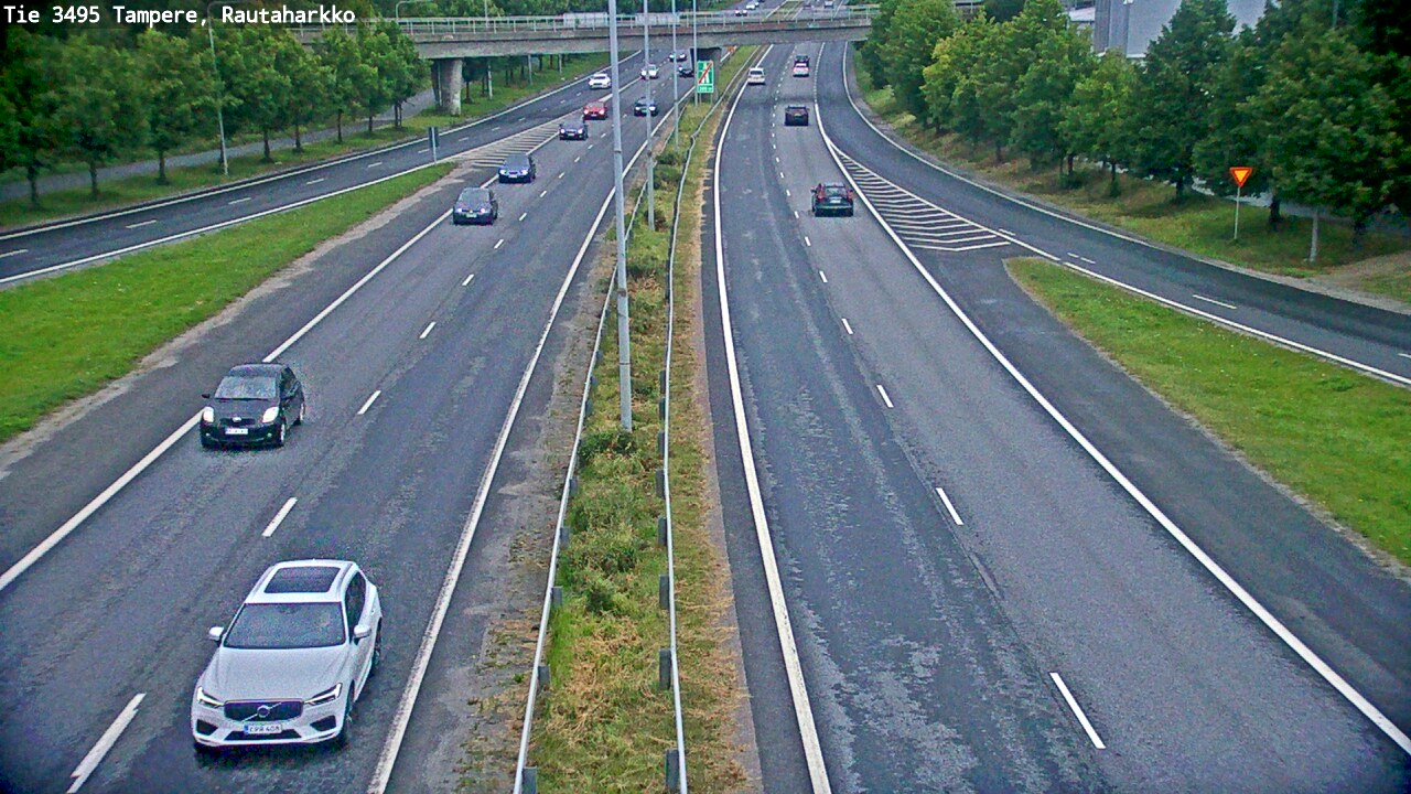 Weather Camera Image Road 3495 Tampere, Rautaharkko, Tampere, Pirkanmaa