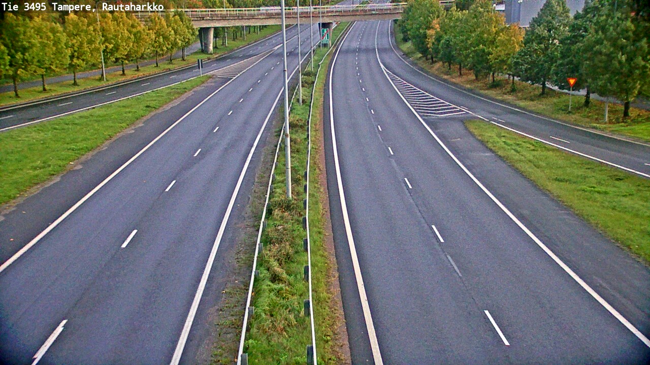 Weather Camera Image Väg 3495 Tammerfors, Rautaharkko, Tampere, Pirkanmaa