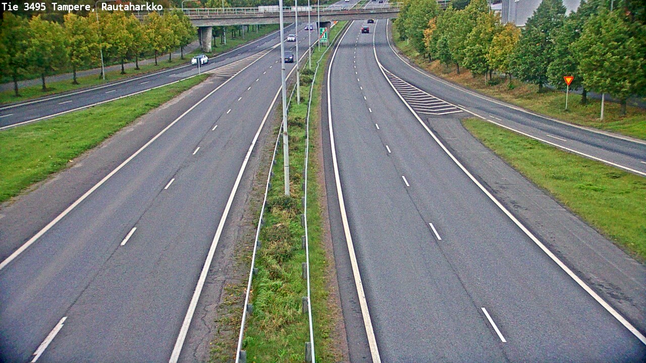 Weather Camera Image Väg 3495 Tammerfors, Rautaharkko, Tampere, Pirkanmaa