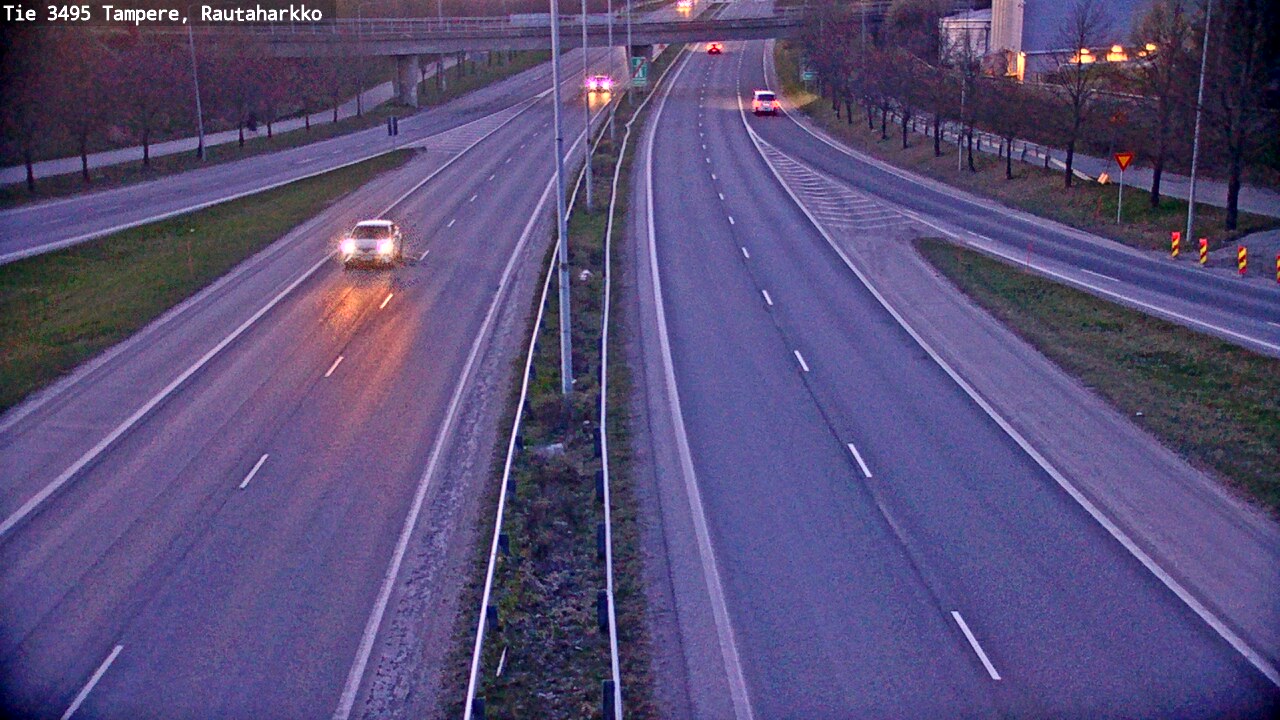 Weather Camera Image Road 3495 Tampere, Rautaharkko, Tampere, Pirkanmaa