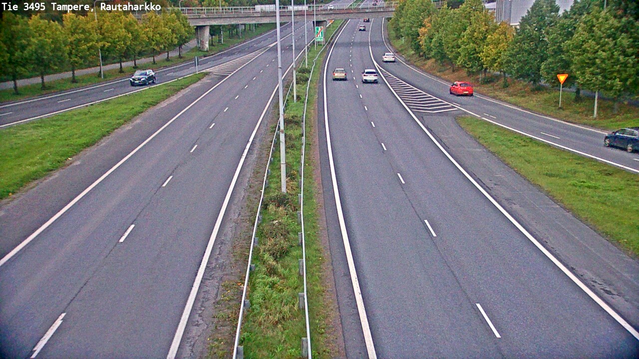 Weather Camera Image Väg 3495 Tammerfors, Rautaharkko, Tampere, Pirkanmaa