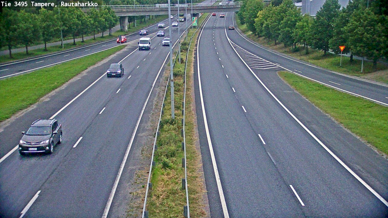 Weather Camera Image Road 3495 Tampere, Rautaharkko, Tampere, Pirkanmaa
