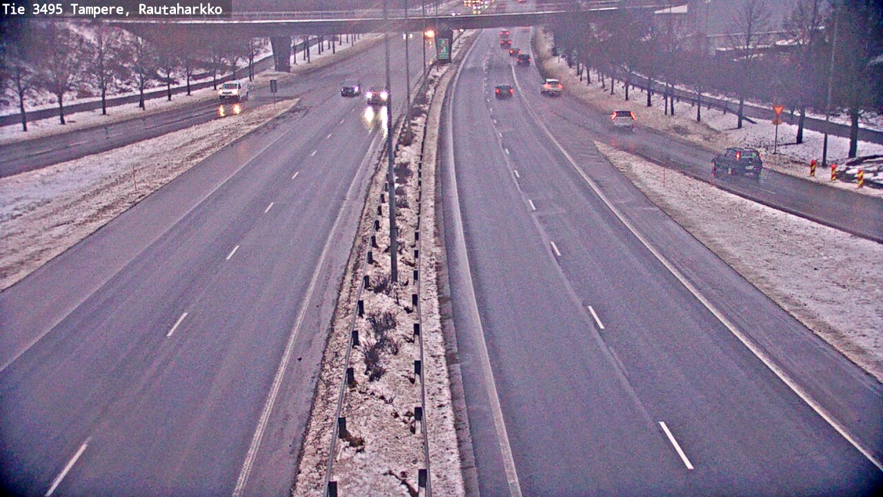 Weather Camera Image Väg 3495 Tammerfors, Rautaharkko, Tampere, Pirkanmaa