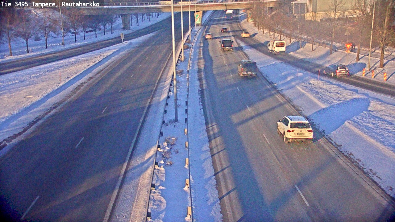 Weather Camera Image Road 3495 Tampere, Rautaharkko, Tampere, Pirkanmaa