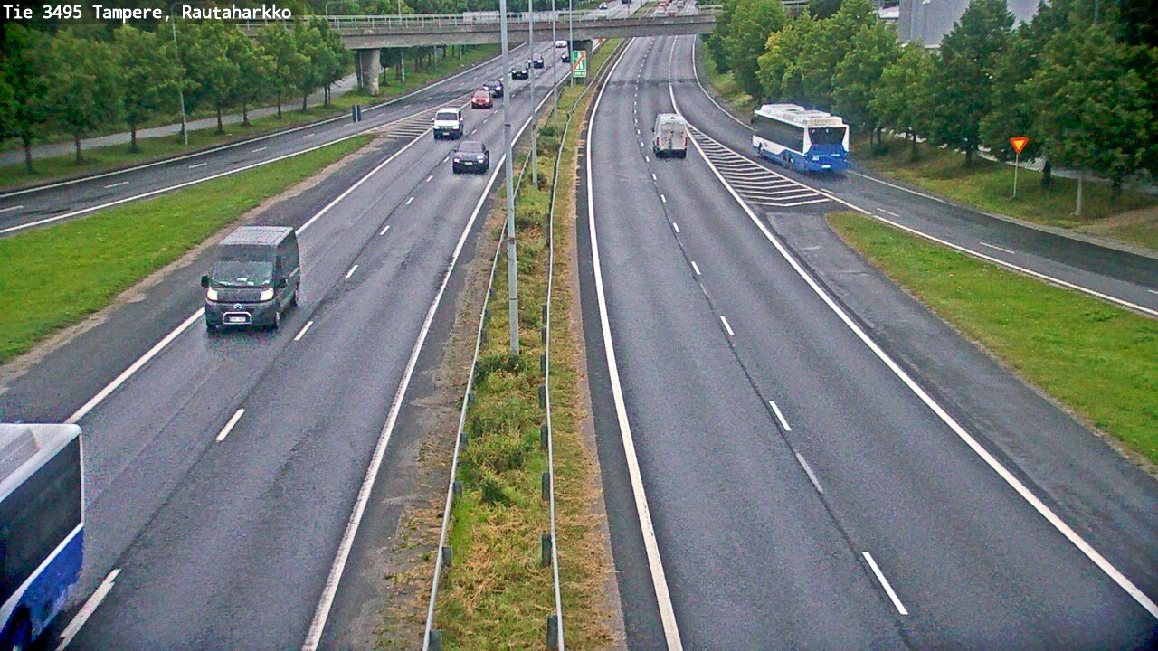 Weather Camera Image Road 3495 Tampere, Rautaharkko, Tampere, Pirkanmaa