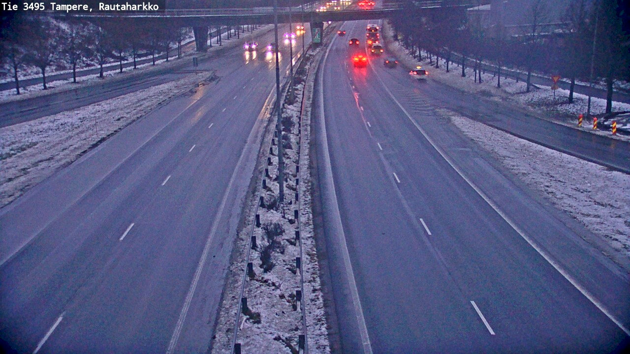 Weather Camera Image Väg 3495 Tammerfors, Rautaharkko, Tampere, Pirkanmaa
