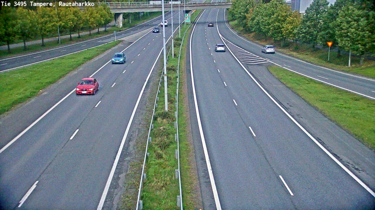 Weather Camera Image Väg 3495 Tammerfors, Rautaharkko, Tampere, Pirkanmaa