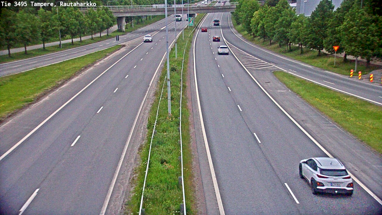 Weather Camera Image Väg 3495 Tammerfors, Rautaharkko, Tampere, Pirkanmaa