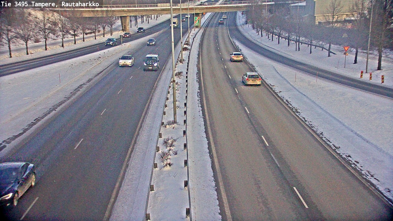 Weather Camera Image Road 3495 Tampere, Rautaharkko, Tampere, Pirkanmaa