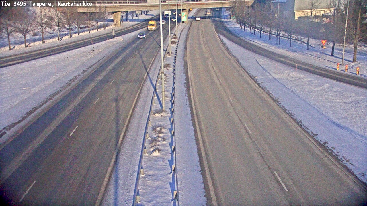 Weather Camera Image Road 3495 Tampere, Rautaharkko, Tampere, Pirkanmaa