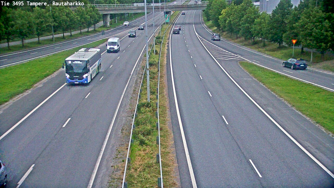 Weather Camera Image Road 3495 Tampere, Rautaharkko, Tampere, Pirkanmaa