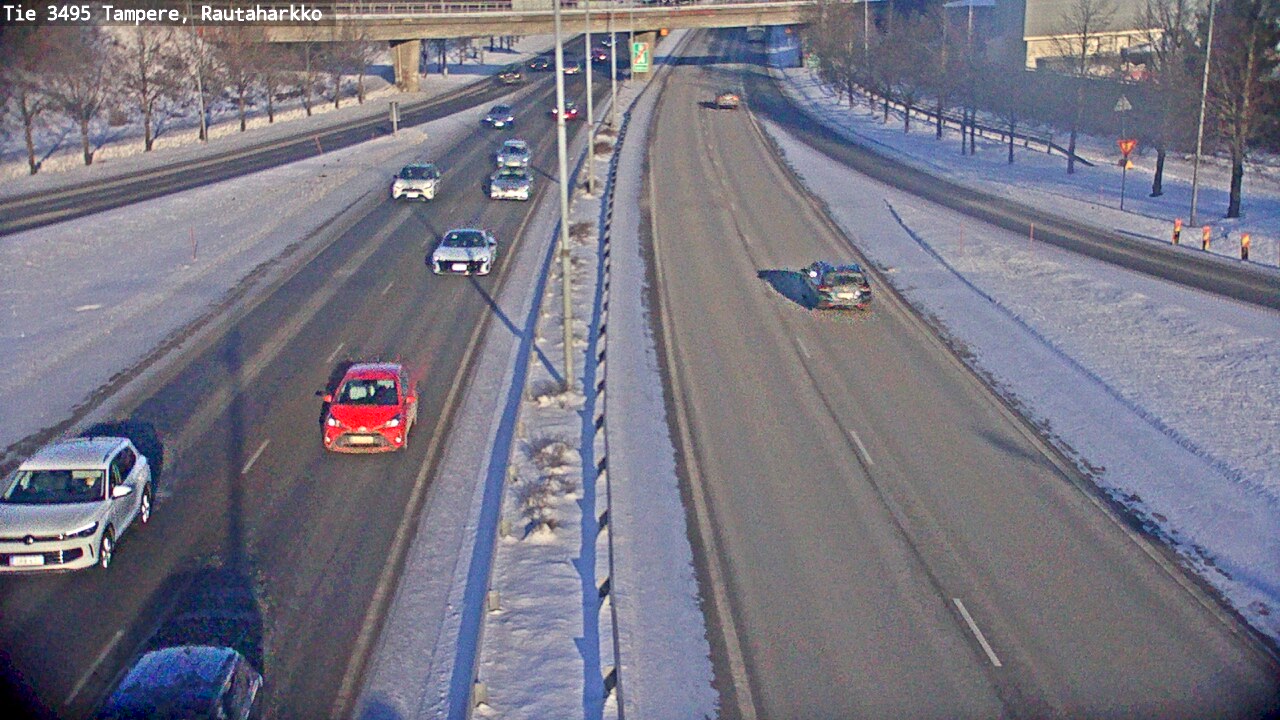 Weather Camera Image Road 3495 Tampere, Rautaharkko, Tampere, Pirkanmaa