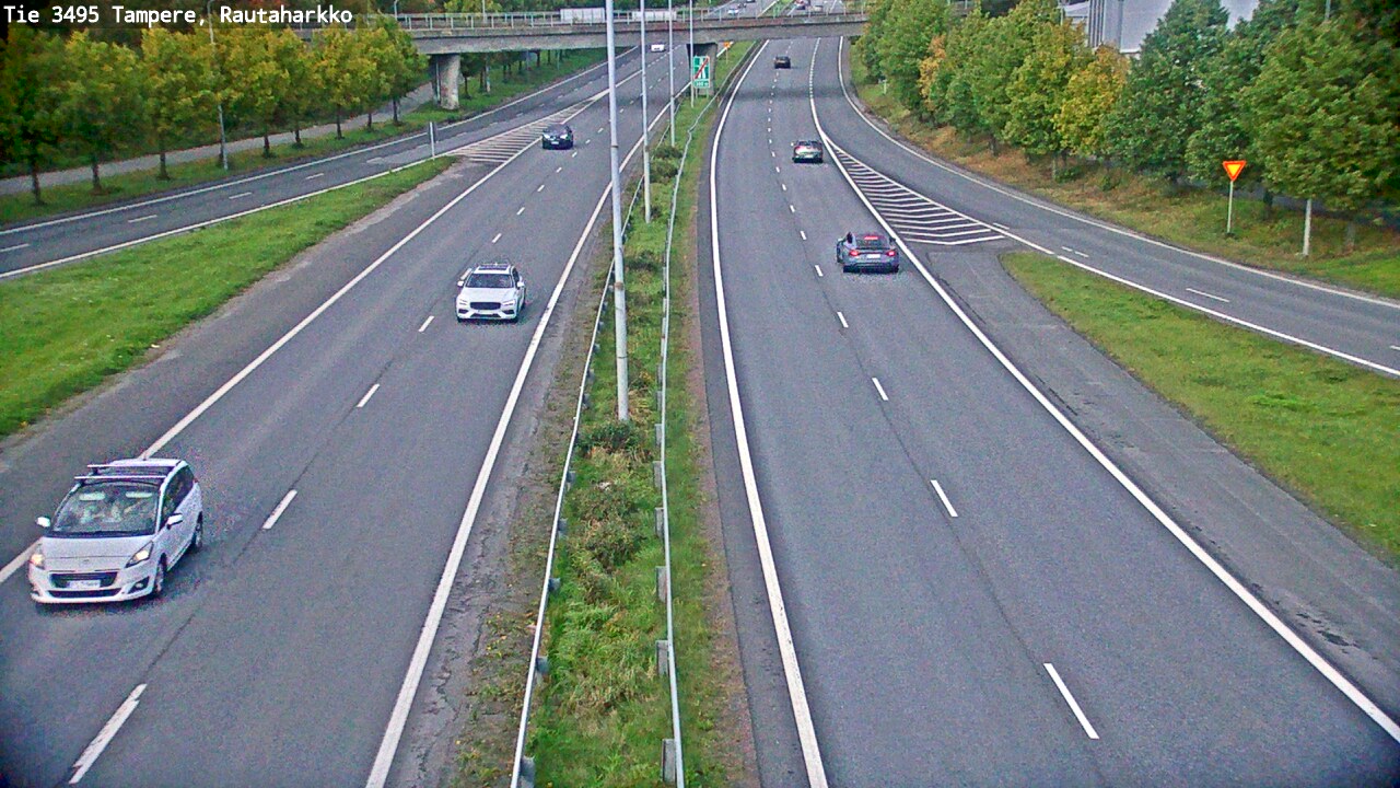 Weather Camera Image Väg 3495 Tammerfors, Rautaharkko, Tampere, Pirkanmaa