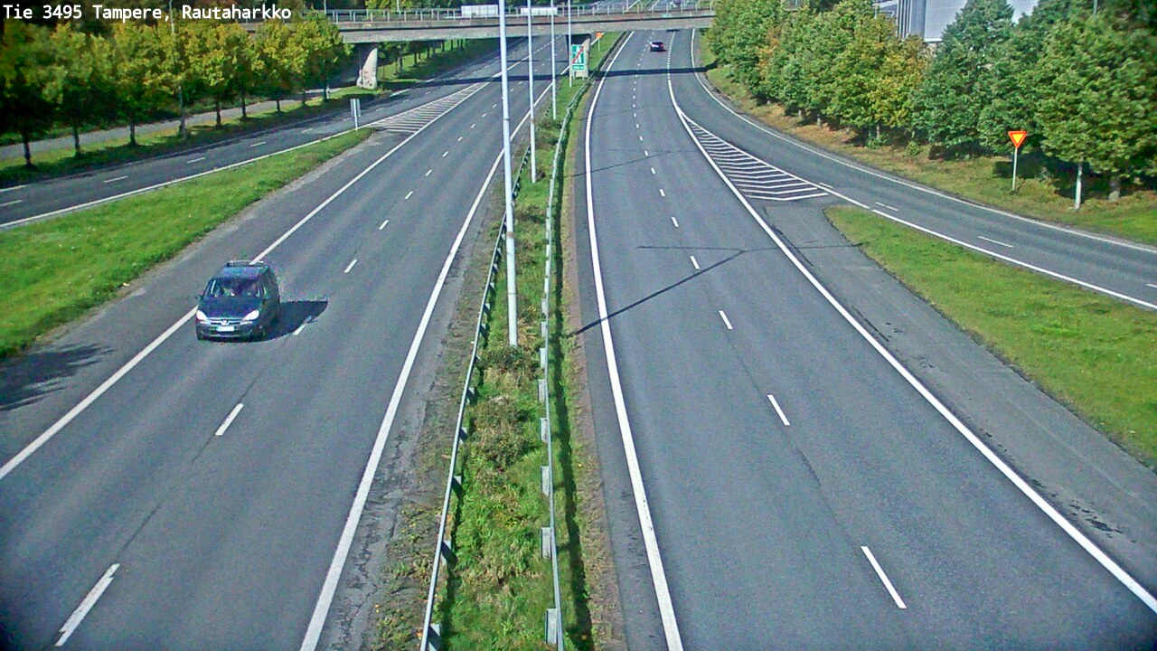 Weather Camera Image Väg 3495 Tammerfors, Rautaharkko, Tampere, Pirkanmaa