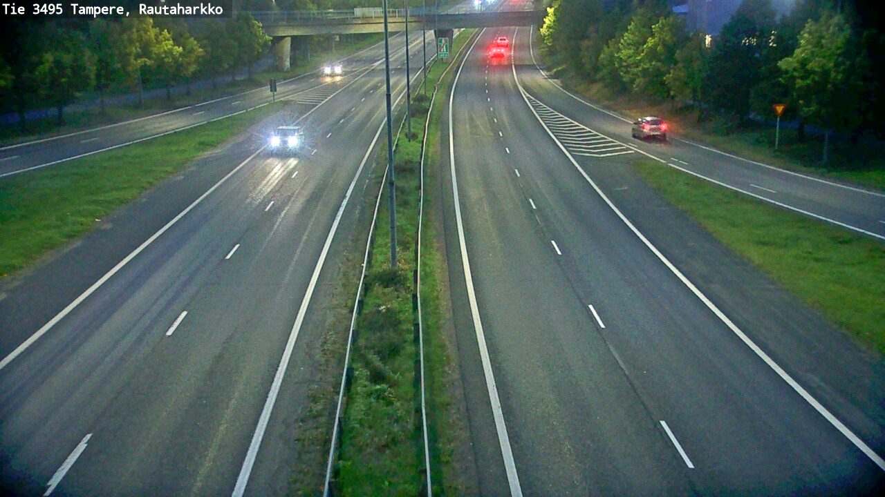 Weather Camera Image Väg 3495 Tammerfors, Rautaharkko, Tampere, Pirkanmaa