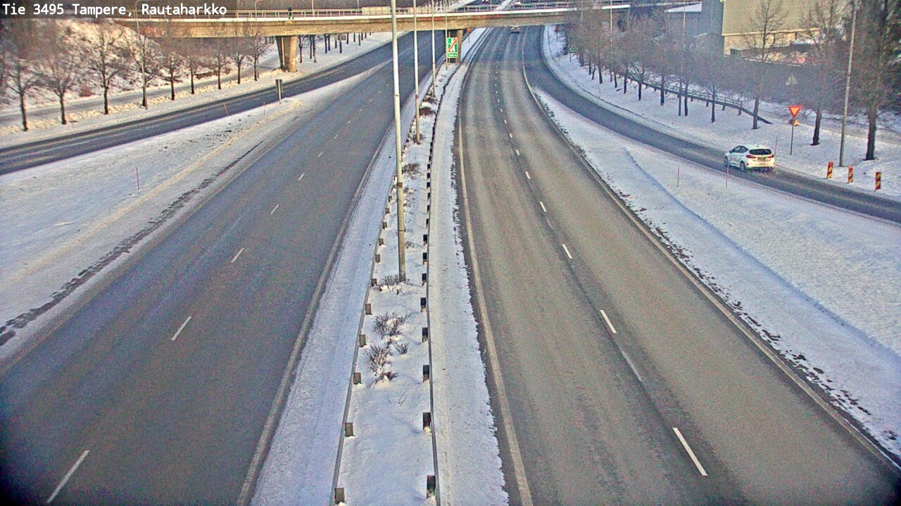 Weather Camera Image Road 3495 Tampere, Rautaharkko, Tampere, Pirkanmaa