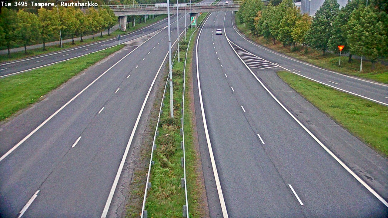 Weather Camera Image Väg 3495 Tammerfors, Rautaharkko, Tampere, Pirkanmaa