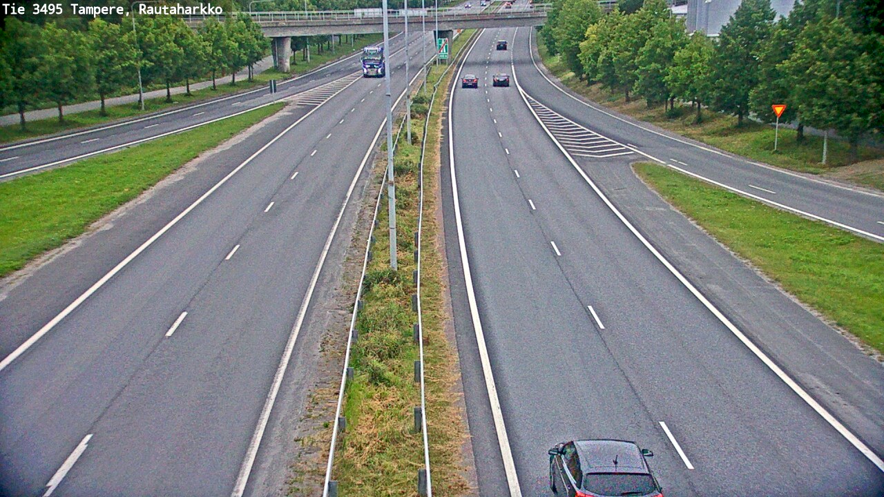Weather Camera Image Road 3495 Tampere, Rautaharkko, Tampere, Pirkanmaa