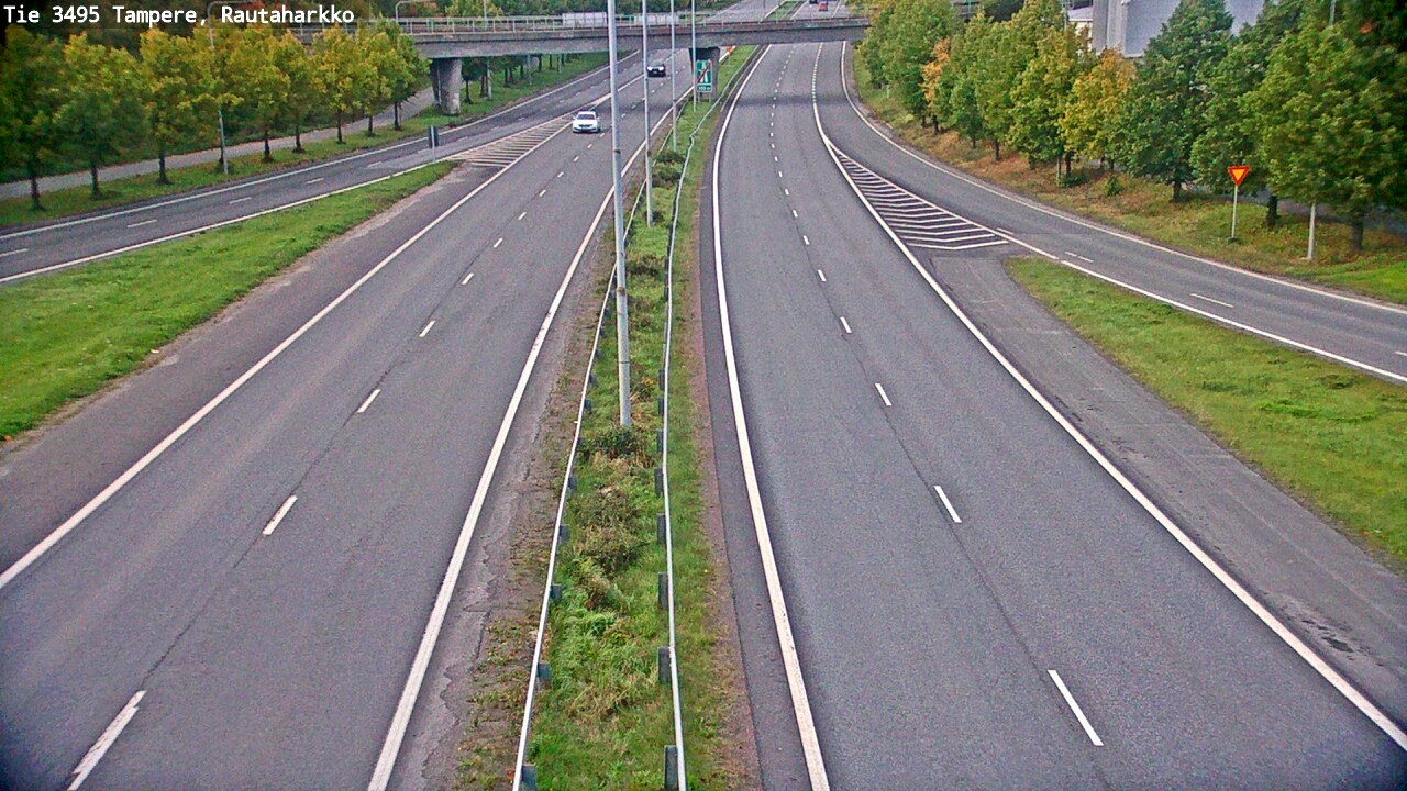 Weather Camera Image Väg 3495 Tammerfors, Rautaharkko, Tampere, Pirkanmaa