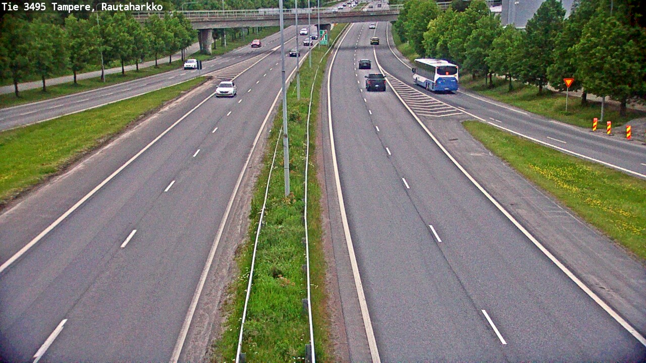 Weather Camera Image Väg 3495 Tammerfors, Rautaharkko, Tampere, Pirkanmaa