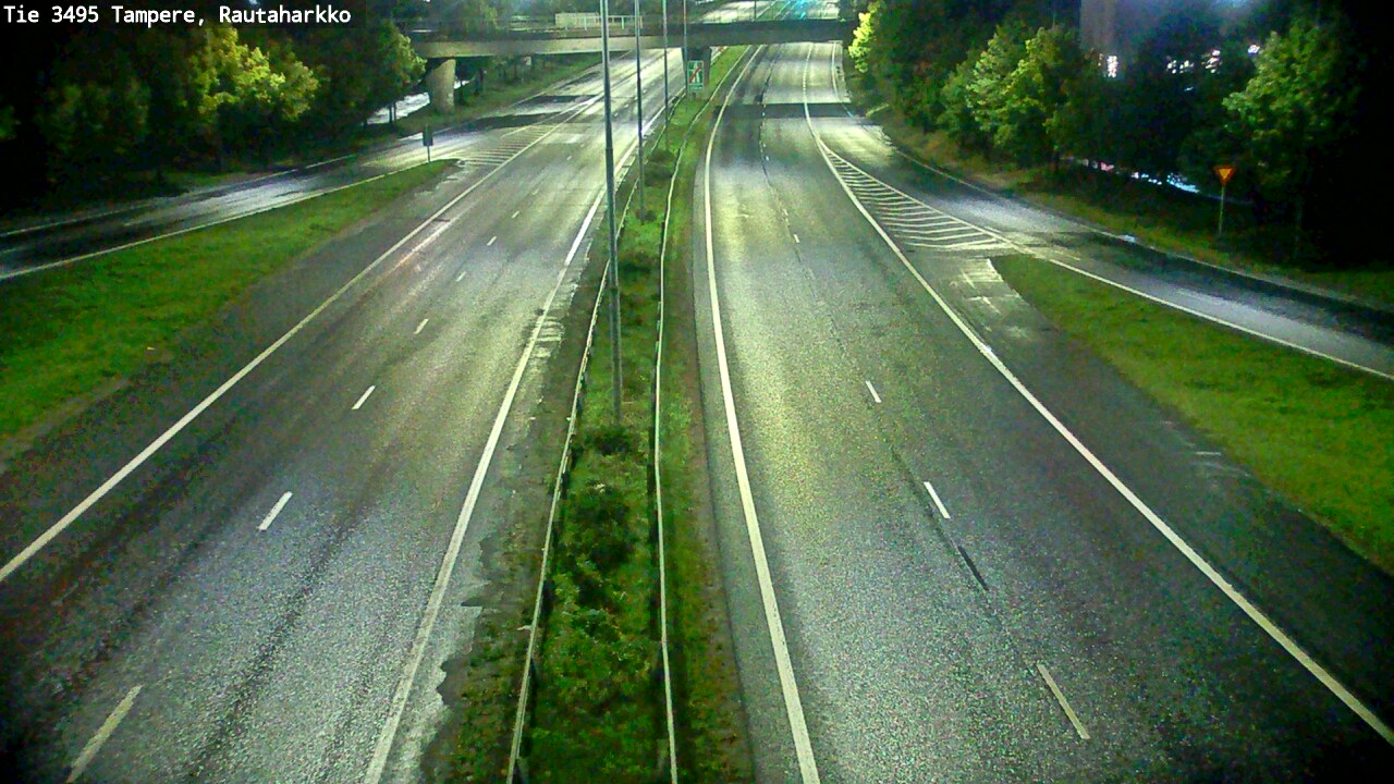 Weather Camera Image Väg 3495 Tammerfors, Rautaharkko, Tampere, Pirkanmaa