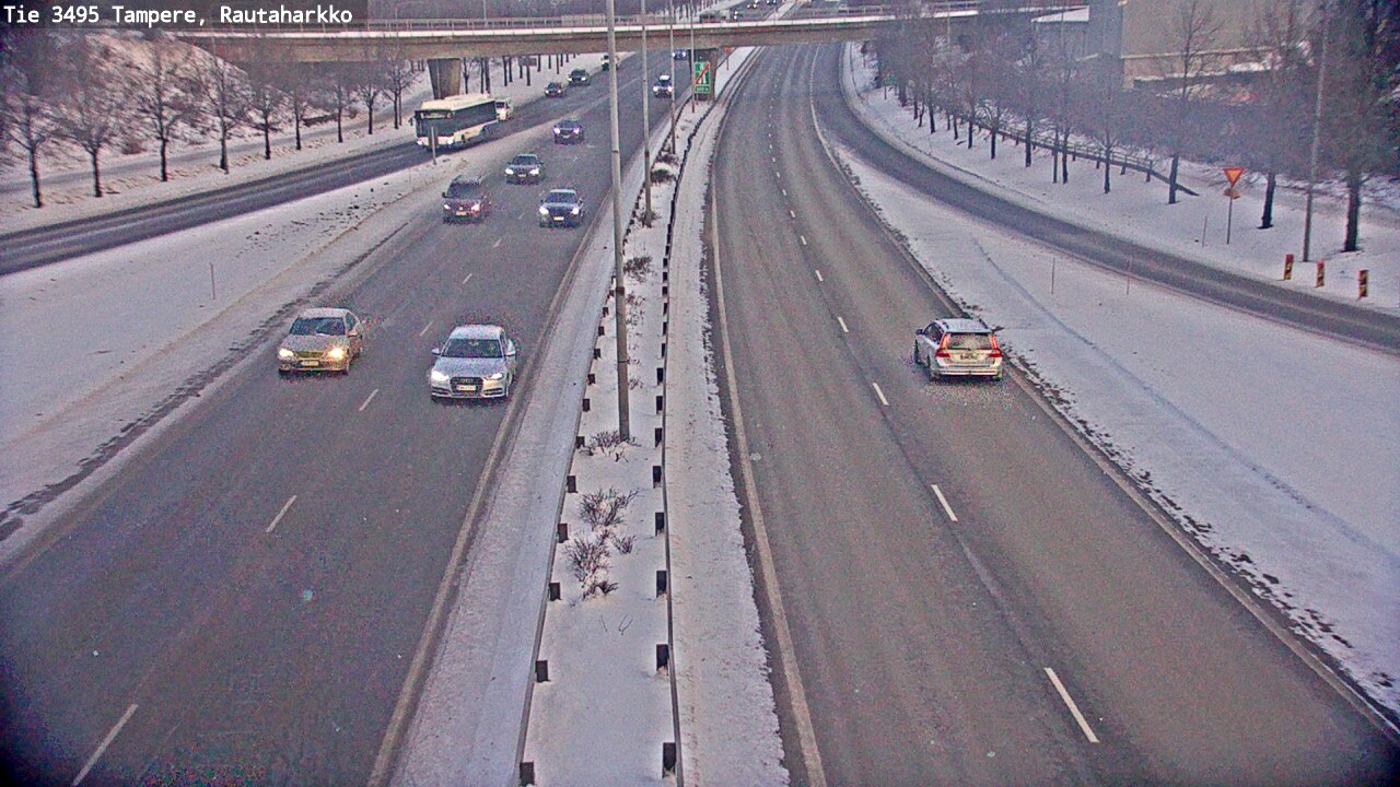 Weather Camera Image Road 3495 Tampere, Rautaharkko, Tampere, Pirkanmaa