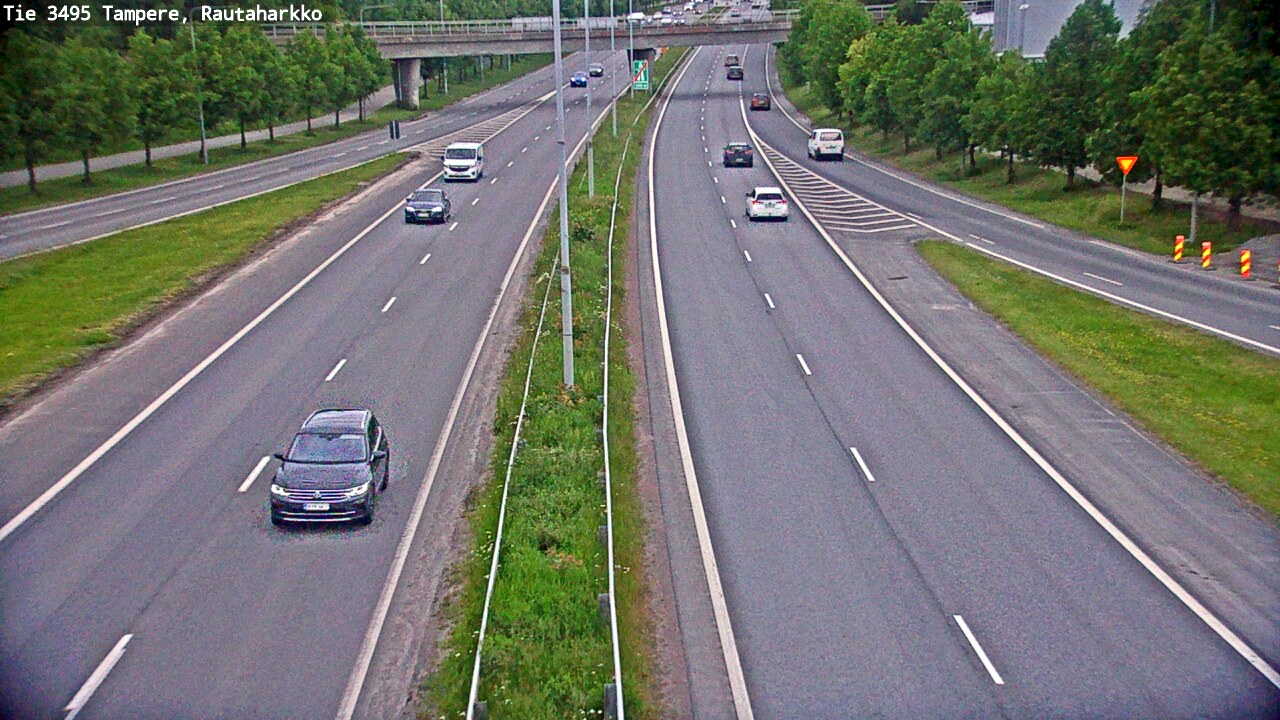 Weather Camera Image Väg 3495 Tammerfors, Rautaharkko, Tampere, Pirkanmaa