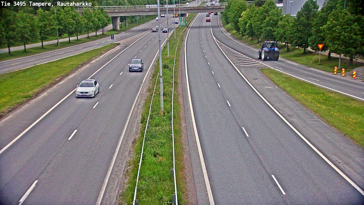 Weather Camera Image Väg 3495 Tammerfors, Rautaharkko, Tampere, Pirkanmaa