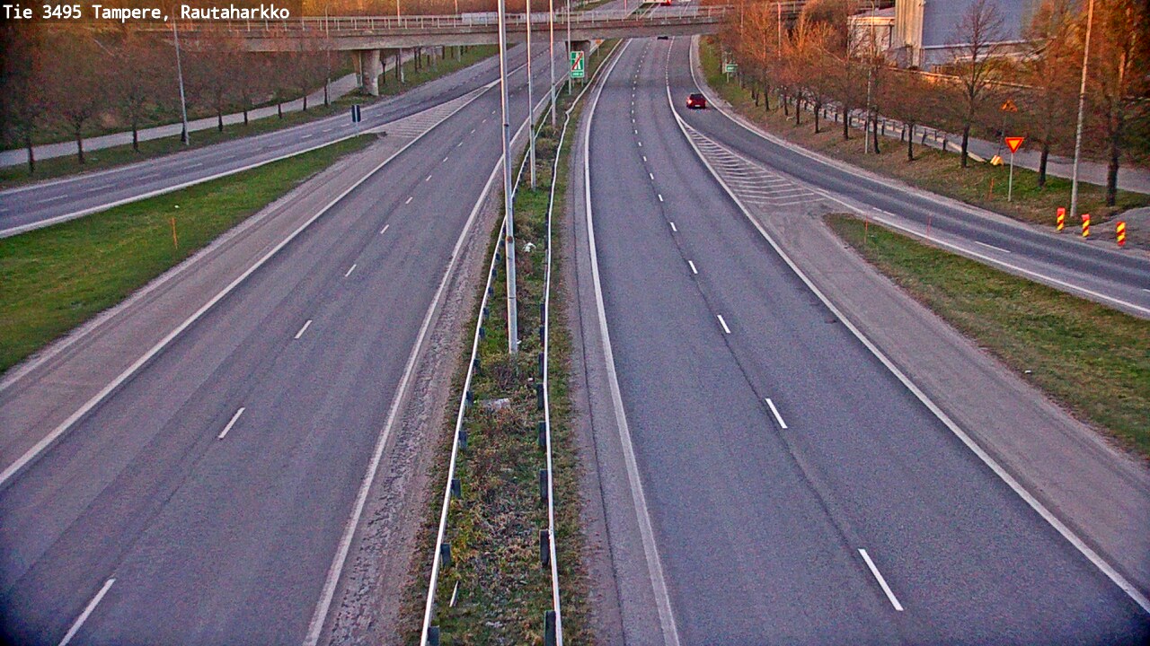 Weather Camera Image Road 3495 Tampere, Rautaharkko, Tampere, Pirkanmaa