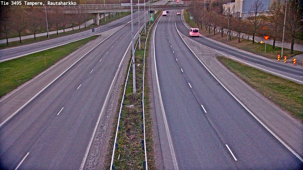 Weather Camera Image Road 3495 Tampere, Rautaharkko, Tampere, Pirkanmaa