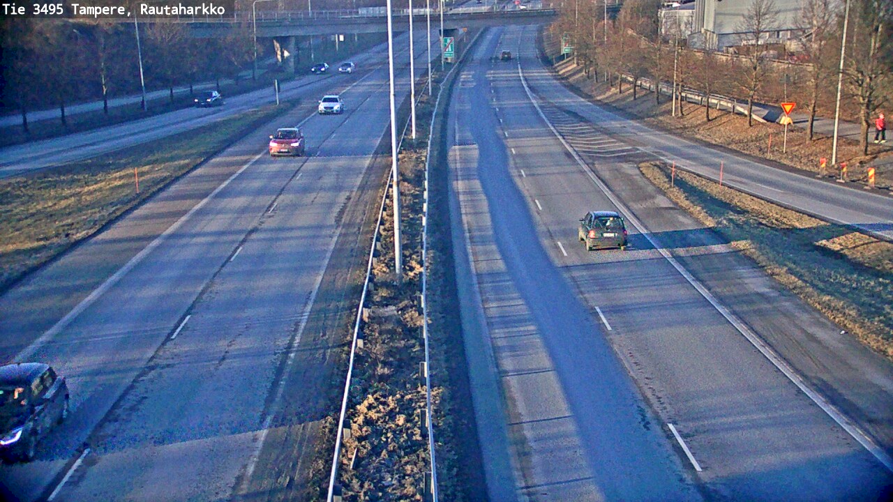 Weather Camera Image Road 3495 Tampere, Rautaharkko, Tampere, Pirkanmaa